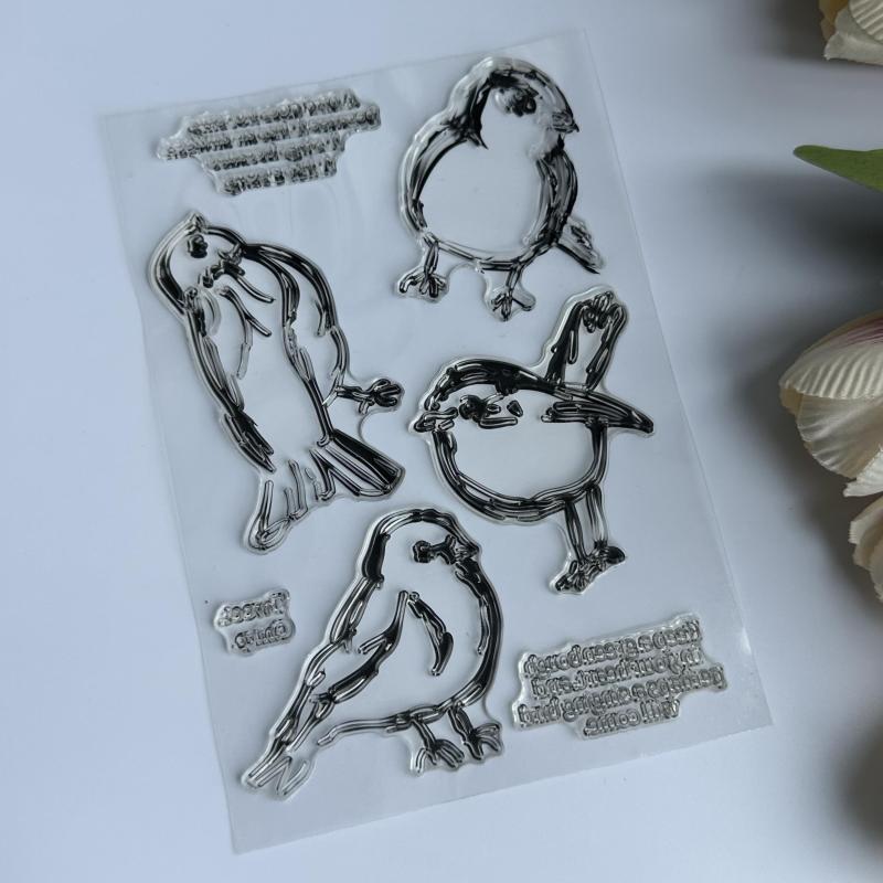 Cartoon Transparent Stamps for Kids Crafts - Fun Cards & Scrapbooks