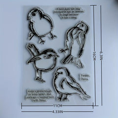 Cartoon Transparent Stamps for Kids Crafts - Fun Cards & Scrapbooks