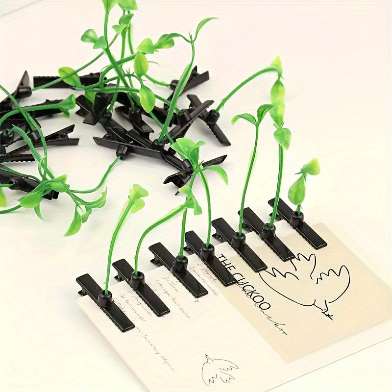 Creative Funny Grass Hair Clip Holiday Party Gift