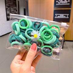 10/30pcs Dopamine Elastic Rubber Band Head Rope Hair Accessories