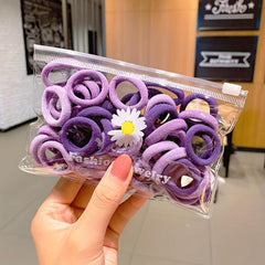 10/30pcs Dopamine Elastic Rubber Band Head Rope Hair Accessories