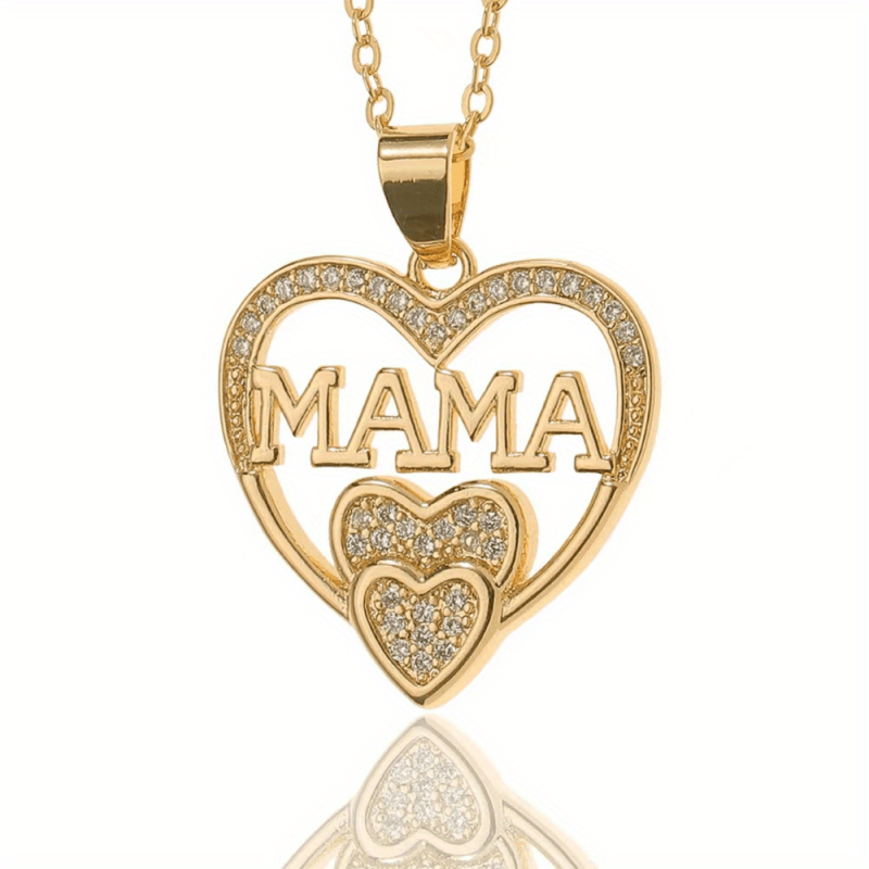 Women Letter Mama Necklace Party Jewelry Christmas Halloween Gift