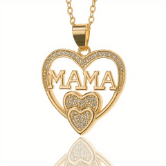 Women Letter Mama Necklace Party Jewelry Christmas Halloween Gift