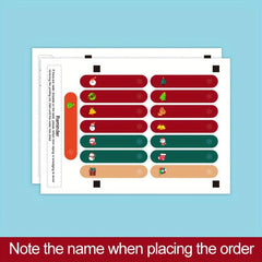 Festive Glow Custom Name Stickers 480pcs - School & Office Organization