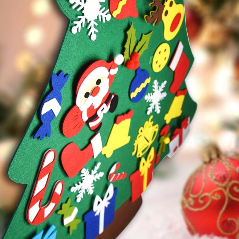 30pcs Christmas Gift Felt Christmas Tree Wall Hanging Decoration