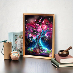 Adult Diamond Art Kit Butterfly Round DIY Handcraft Home Decor