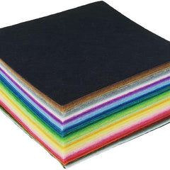 4 Inch Mixed Felt Craft Square Non Woven Fabric For Crafting