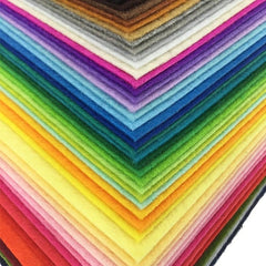 4 Inch Mixed Felt Craft Square Non Woven Fabric For Crafting