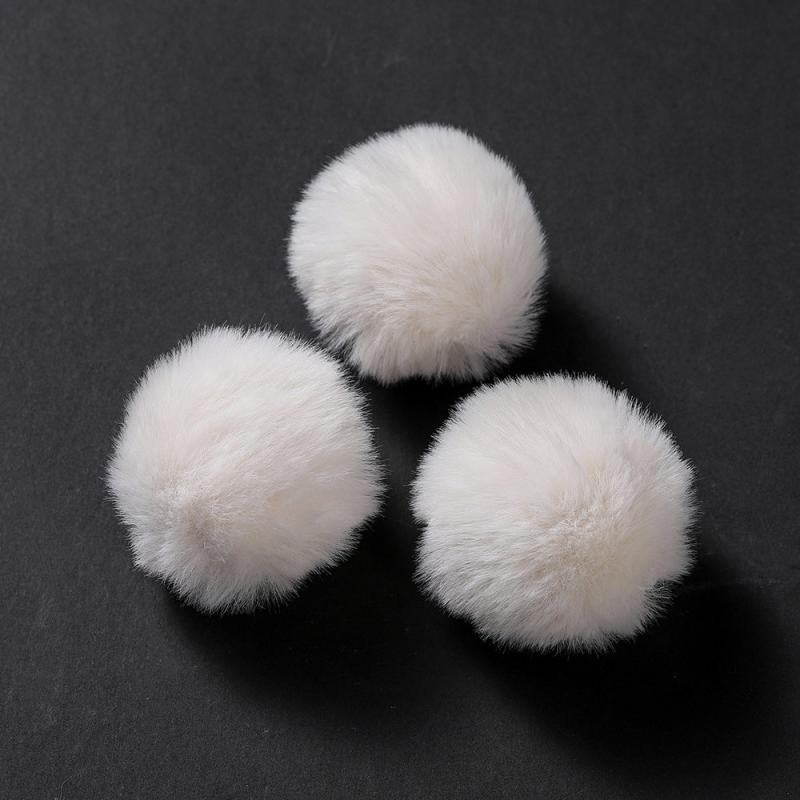 5pcs 50mm Faux Rabbit Hair Ball Jewelry Pendant in 12 Colors