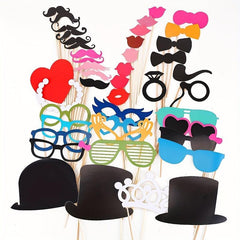 50pcs Christmas Photo Props for Holiday Party Decorations