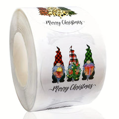 500pcs Christmas Gift Stickers Tags Christmas Gnome Stickers