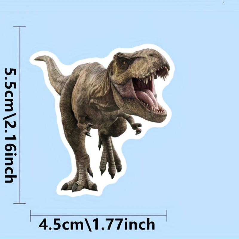 50pcs Dinosaur Graffiti Stickers Waterproof Sticker for Toolbox Water Cup Helmet
