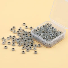200pcs Colorful Acrylic Star Beads for Bracelet Making