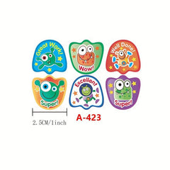 500pcs Funny Little Monster Reward Stickers Christmas Decoration Stickers