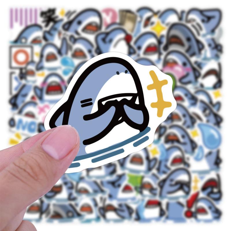 60 Shark Themed Stickers - Great for Kids' Parties & More!