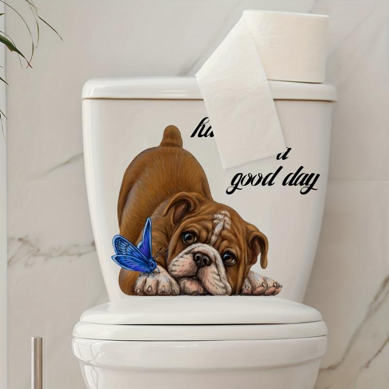 Bulldog Butterfly Wall Stickers