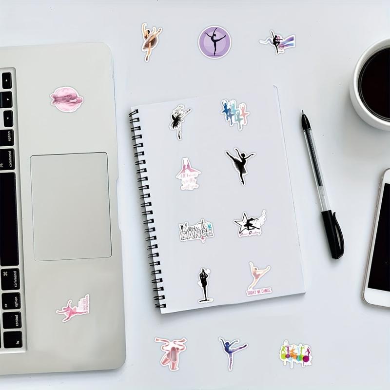 50pcs Dancing Stickers for Water Bottles Laptop Car Party Favors