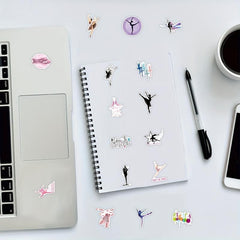 50pcs Dancing Stickers for Water Bottles Laptop Car Party Favors