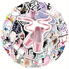 50pcs Dancing Stickers for Water Bottles Laptop Car Party Favors