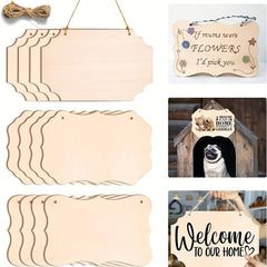 DIY Wooden Shop Door Sign With Painting Decor Plaques