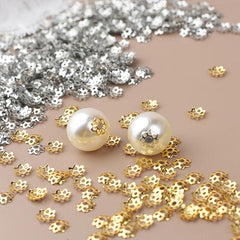 200pcs 6mm Tassel Caps for DIY Jewelry Making