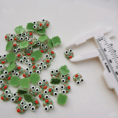 Mini Frog Series Resin Ornaments for Crafts