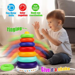 Classic Rainbow Stacking Toy for 18M+ Educational Building