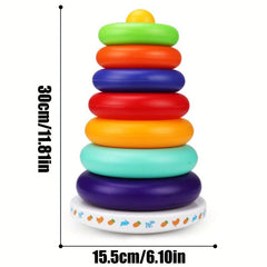 Classic Rainbow Stacking Toy for 18M+ Educational Building