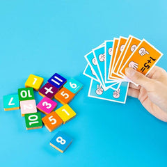 Wooden Math Toys for Kindergarten Education