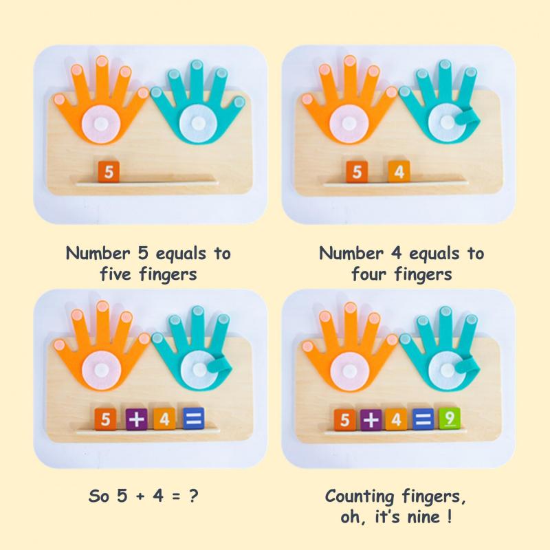 Wooden Math Toys for Kindergarten Education