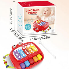 Interactive Kids' Piano Toy Red Hand Percussion Instrument for Learning