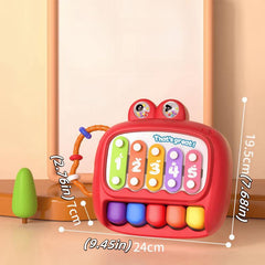 Interactive Kids' Piano Toy Red Hand Percussion Instrument for Learning