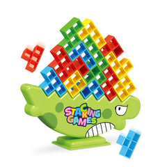 Kids Dinosaur Balance Blocks Stacking Game