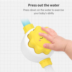Kids Bath Toy Water Spraying Clouds Flowers Durable Plastic