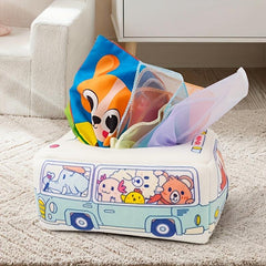 Polyester Tissue Box Sensory Toy for Toddlers - Durable Hand Exercise Plaything