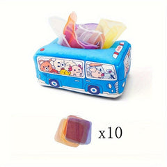 Polyester Tissue Box Sensory Toy for Toddlers - Durable Hand Exercise Plaything