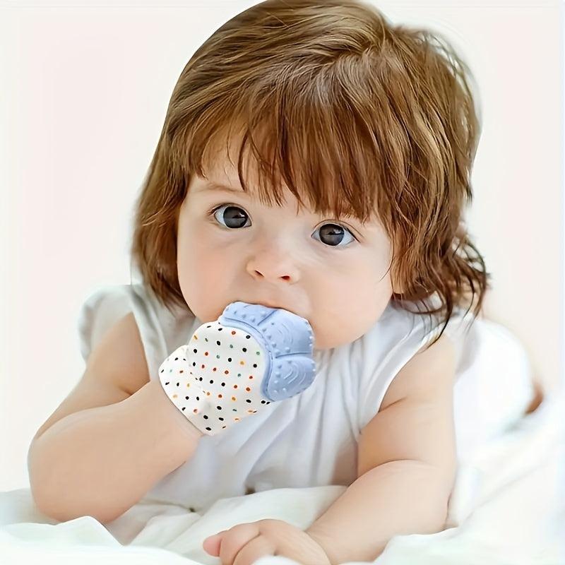Silicone Teething Glove for Kids Soft Biteable Teether Gentle on Gums