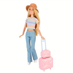 1pc Doll Outdoor Travel Storage Box for Doll House Accessories