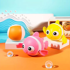 Clown Fish Water Play Toy: Run, Swing, Learn