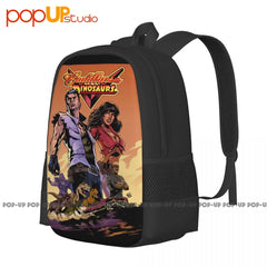 Cadillacs And Dinosaurs Backpack Gym Sports Style Multi-function