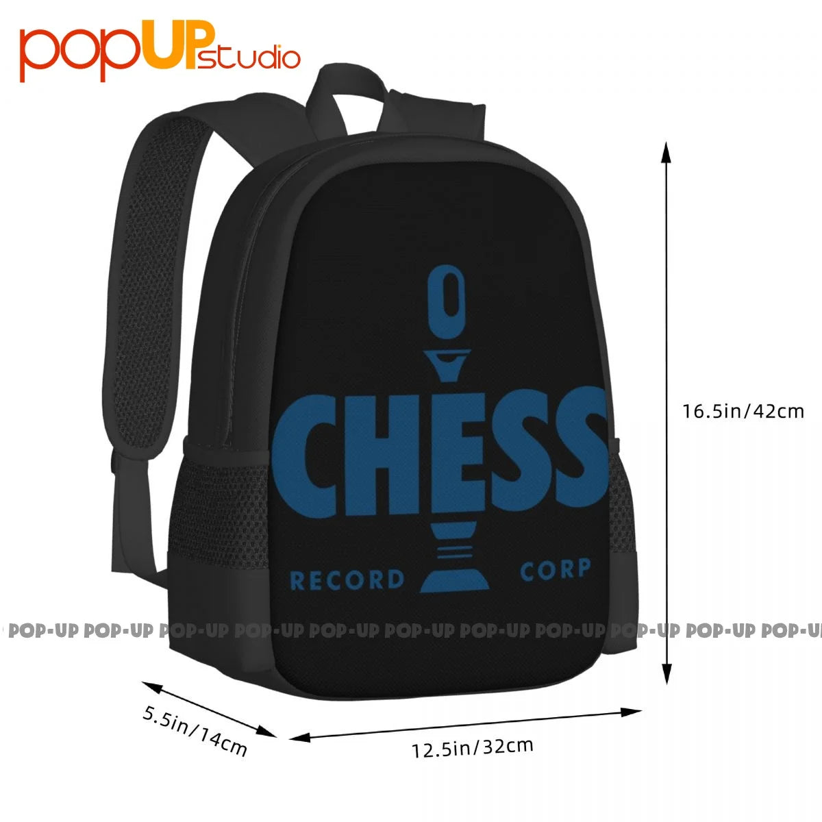 Cafepress Chess Records Backpack - Large Capacity