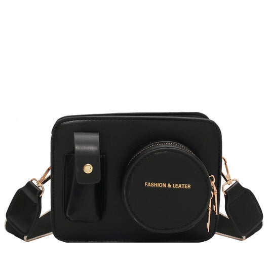 Women Shoulder Bag Wide Straps Crossbody Satchel Purse Bolsos