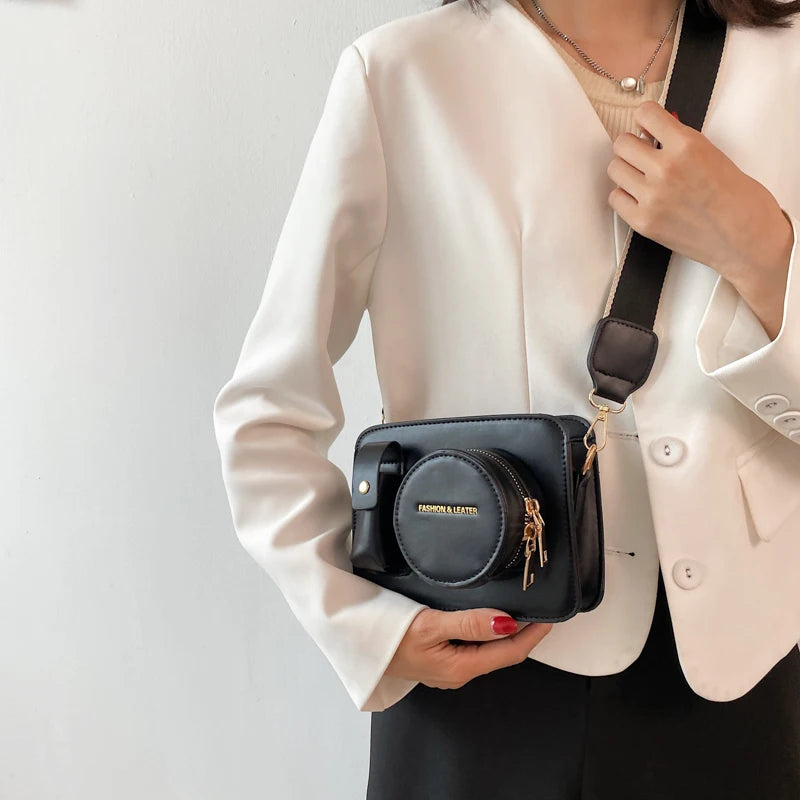 Women Shoulder Bag Wide Straps Crossbody Satchel Purse Bolsos