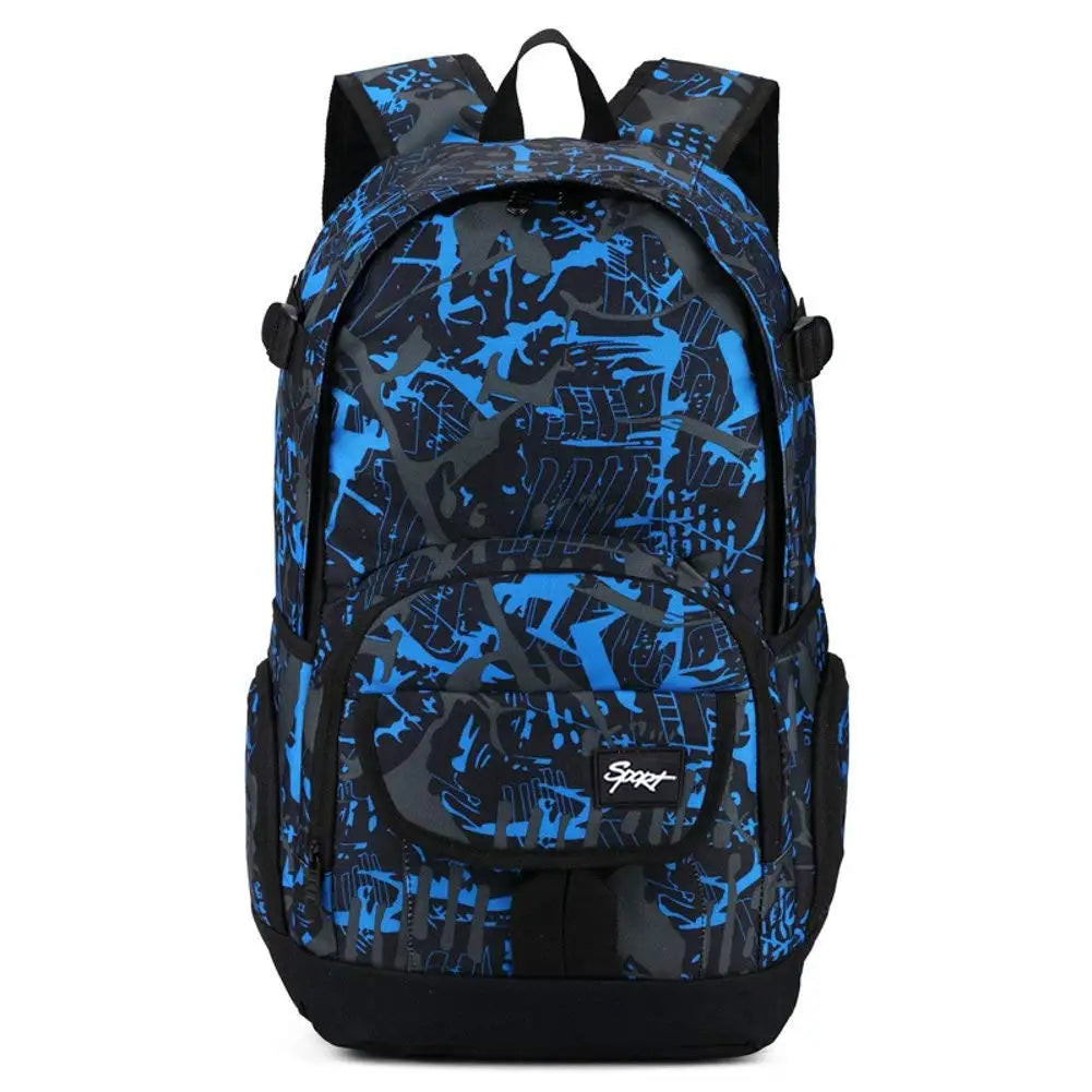 Camo Plaid Preppy Style Backpack for School 15.6in Laptop