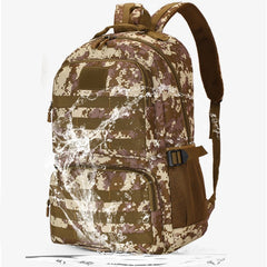 Men's Camo Tactical Backpack Large Capacity Outdoor Travel Bag
