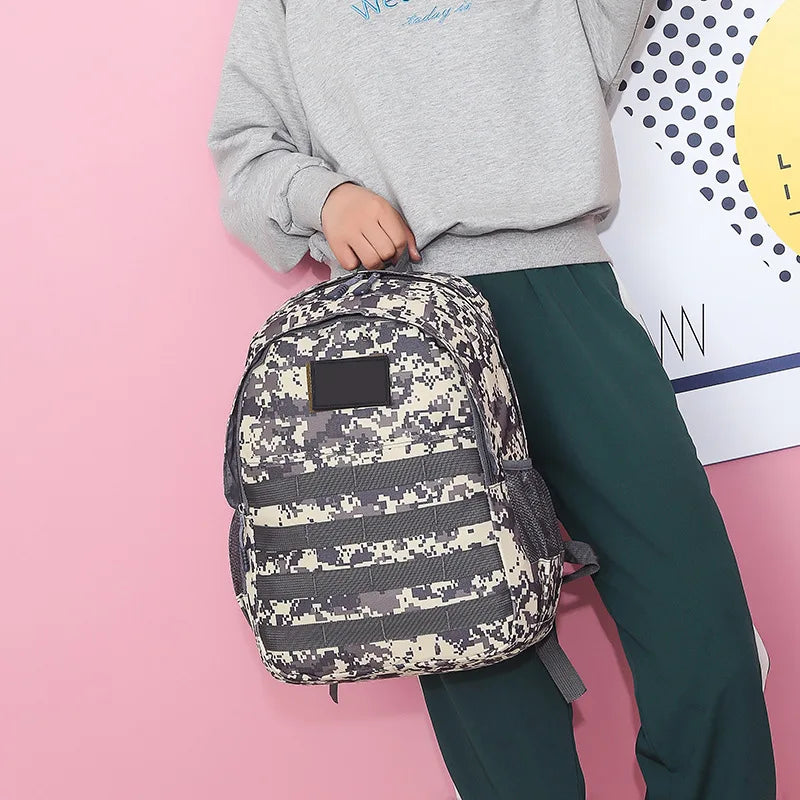 Large Capacity Camo Tactical Backpack for Men Outdoor Travel Hiking Camping