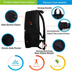 Camouflage Backpack Nylon School Bags Boys Children Satchel Games Rucksack