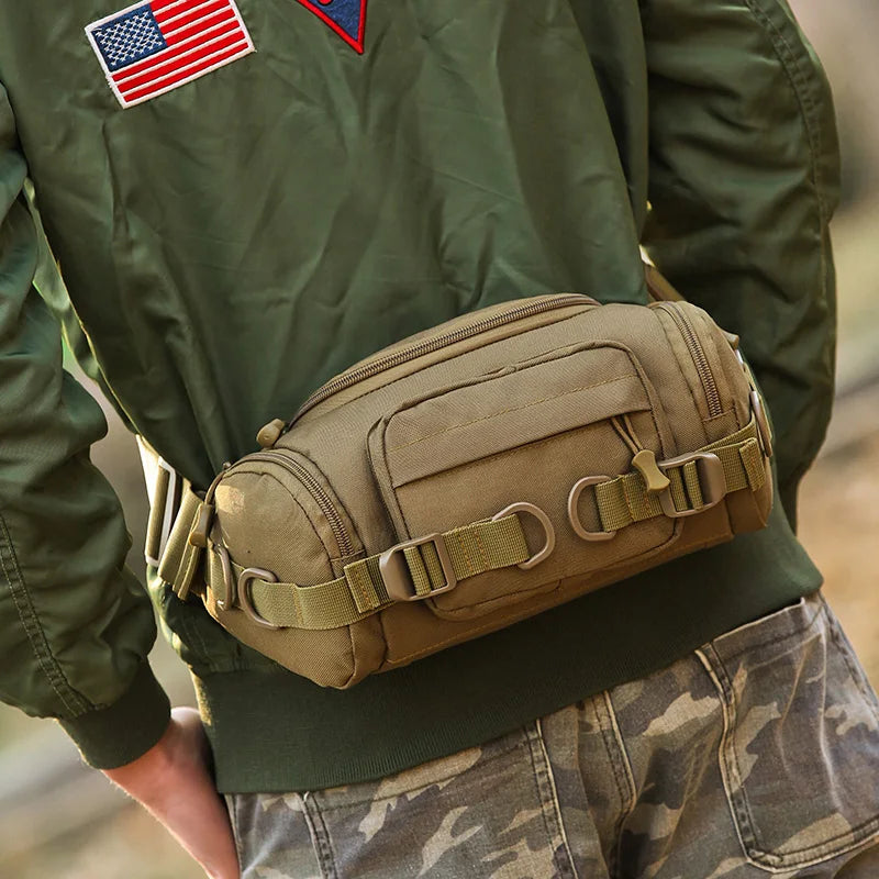 Camouflage Men's Shoulder Small Print Messenger Bag
