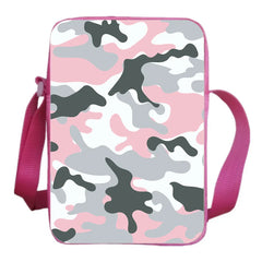 Camouflage Shoulder Bag Men Women Messenger Bags Casual School Rucksack