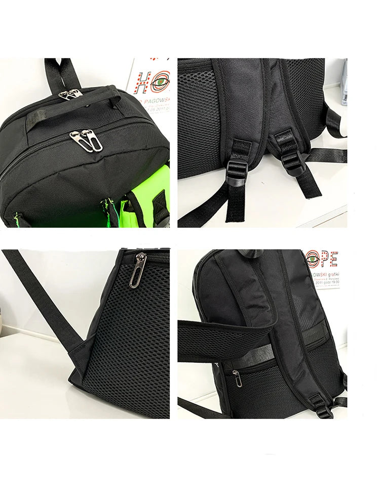 Harajuku Camping Bag Waterproof Laptop Backpack